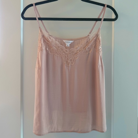 NWT Danskin Silky Sleep Camisole - Pearl Blush - Picture 2 of 9